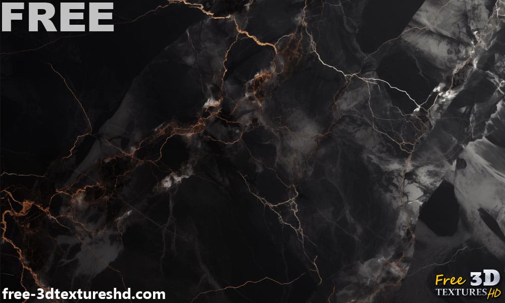 Luxueux texture marbre noir aux veinures dorées complexes – haute résolution. Idéal pour une décoration intérieure opulente et sophistiquée.