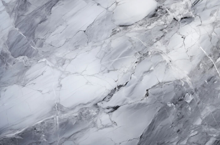 Texture de marbre gris argenté Téléchargement gratuit Aperçu du fond d'écran haute résolution 4K pour les intérieurs sophistiqués et modernes