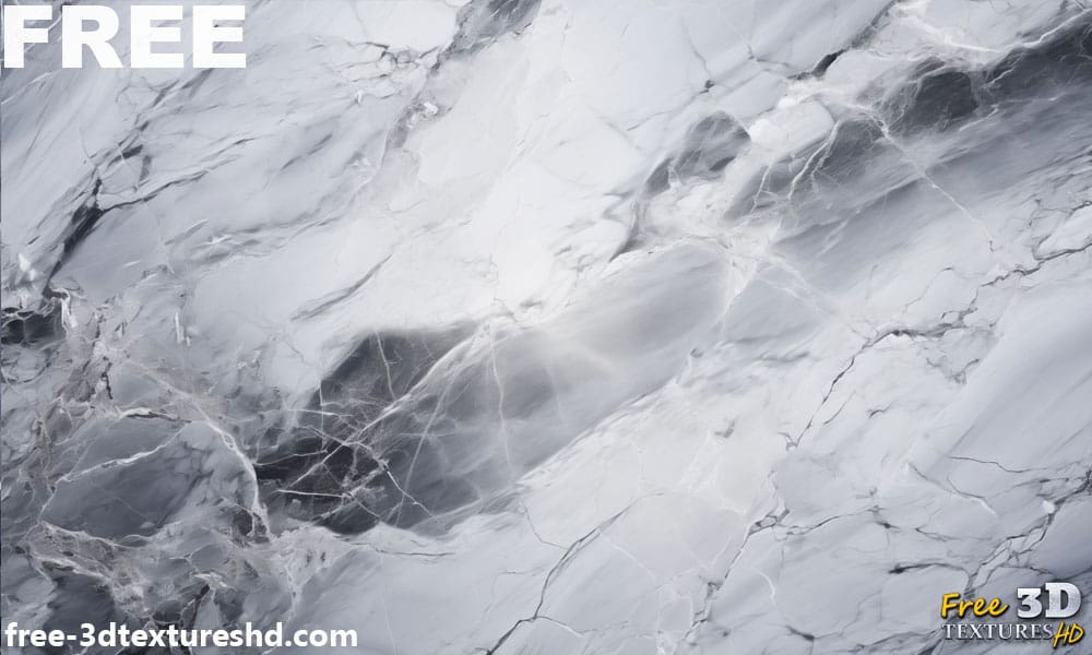 Texture de marbre gris argent - téléchargement gratuit en haute résolution. Parfait pour une décoration intérieure élégante et intemporelle.