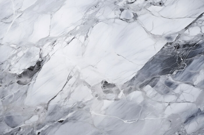 Texture de marbre gris argent- téléchargement gratuit en haute résolution. Parfait pour un design d'intérieur élégant et moderne.