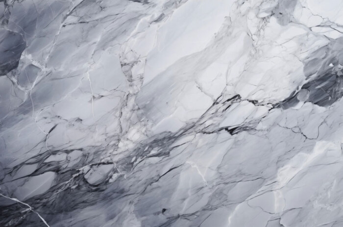 Texture de marbre gris argent - téléchargement gratuit en haute résolution. Parfait pour une décoration intérieure élégante et intemporelle.