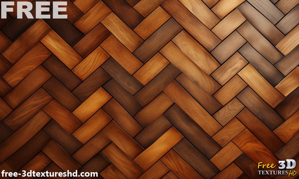 Texture de parquet bois  à chevrons haute résolution - téléchargement gratuit. Parfait pour l'inspiration de décoration intérieure et de revêtement de sol.
