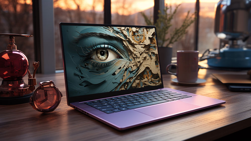 Fond d'écran abstrait Cyber Eye Ultra HD 4K pour ordinateur de bureau et téléphone téléchargement gratuit
