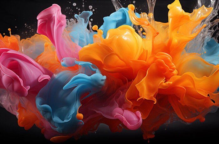Fond d'écran de couleurs de chorégraphie abstraite Fond d'écran Ultra HD 4K pour ordinateur de bureau et téléphone téléchargement gratuit