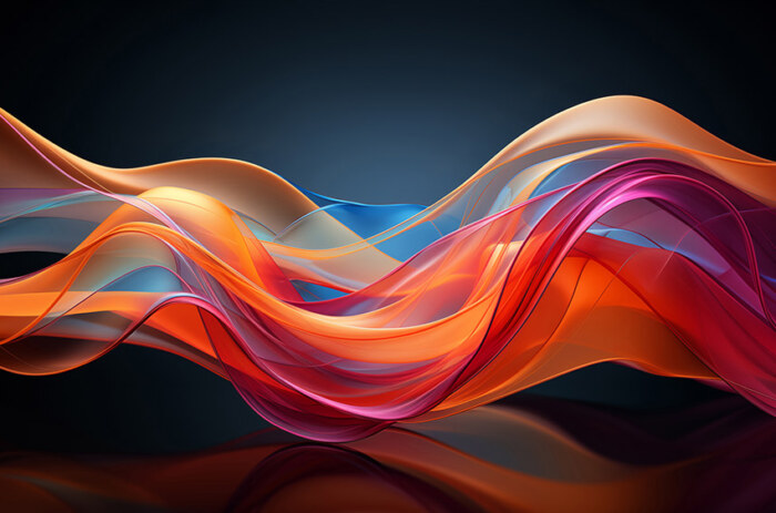 Fond d'écran abstrait vagues de couleurs fond ultra HD 4K pour ordinateur de bureau et téléphone téléchargement gratuit