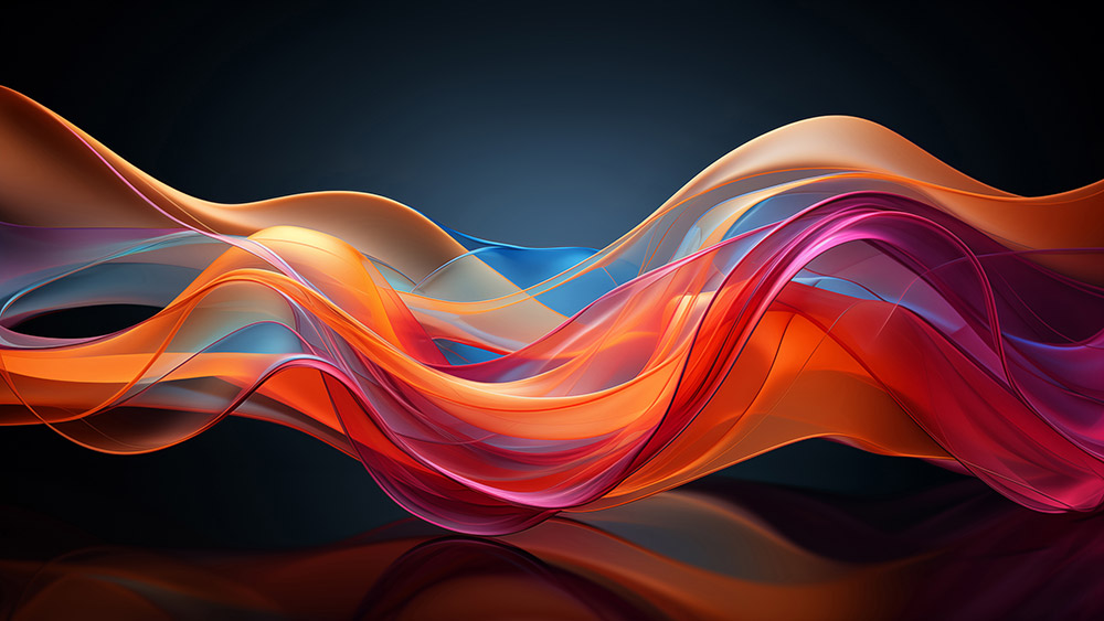 Fond d'écran abstrait vagues de couleurs fond ultra HD 4K pour ordinateur de bureau et téléphone téléchargement gratuit
