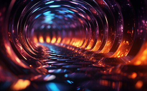 Fond d'écran abstrait Cosmic Tunnel Ultra HD 4K pour ordinateur de bureau et téléphone téléchargement gratuit