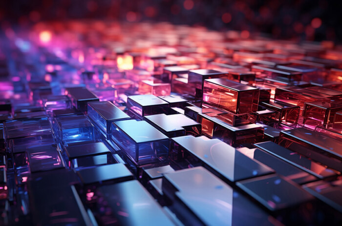 Fond d'écran abstrait Cubes de lumière Ultra HD 4K pour ordinateur de bureau et téléphone téléchargement gratuit
