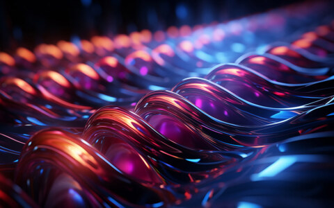 Fond d'écran abstrait vagues de lumière ultra HD 4K pour ordinateur de bureau et téléphone téléchargement gratuit