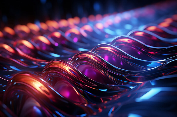 Fond d'écran abstrait vagues de lumière ultra HD 4K pour ordinateur de bureau et téléphone téléchargement gratuit