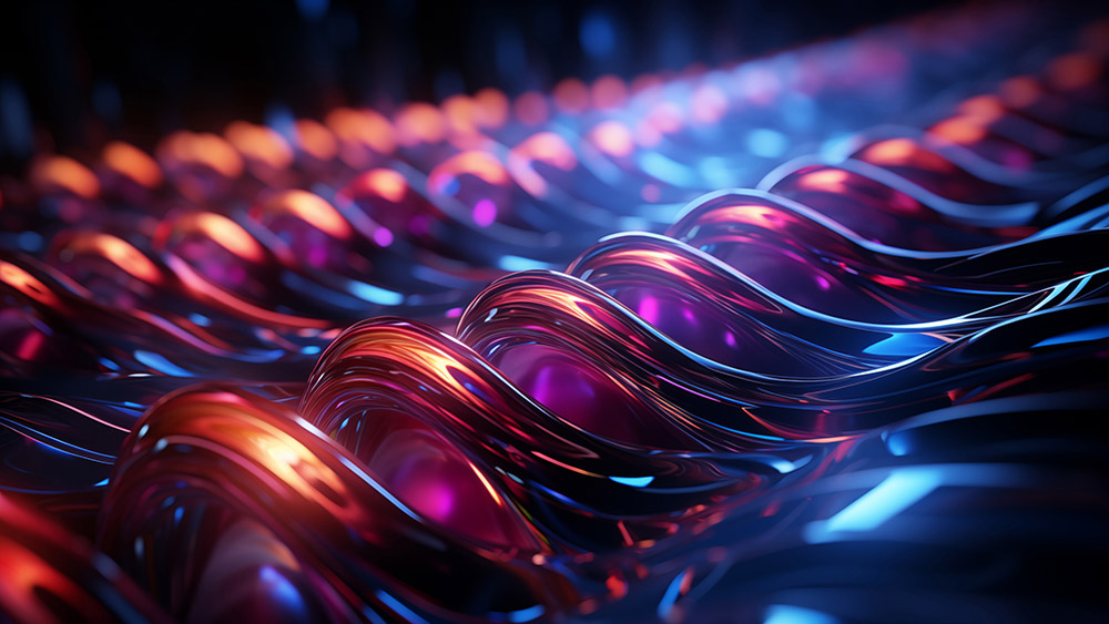Fond d'écran abstrait vagues de lumière ultra HD 4K pour ordinateur de bureau et téléphone téléchargement gratuit