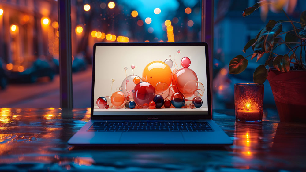 Fond d'écran abstrait de bulles colorées 3D Fond d'écran Ultra HD 4K pour ordinateur de bureau et téléphone Téléchargement gratuit