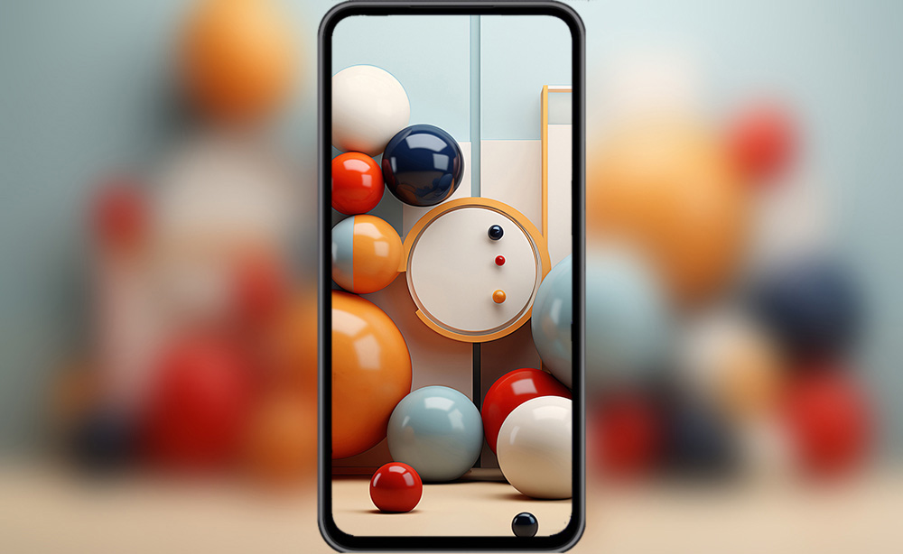 Fond d'écran abstrait de sphères colorées 3D Fond d'écran Ultra HD 4K pour ordinateur de bureau et téléphone Téléchargement gratuit