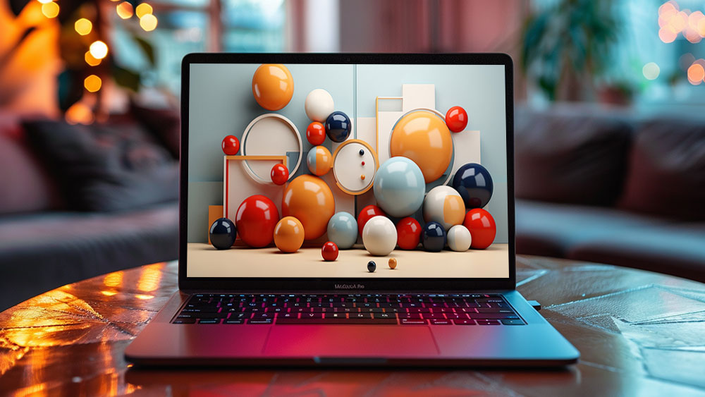 Fond d'écran abstrait de sphères colorées 3D Fond d'écran Ultra HD 4K pour ordinateur de bureau et téléphone Téléchargement gratuit