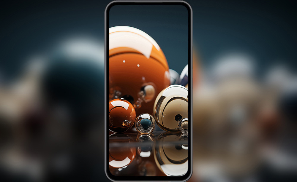 Fond d'écran abstrait de sphères brillantes 3D Fond d'écran Ultra HD 4K pour ordinateur de bureau et téléphone Téléchargement gratuit