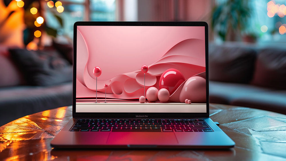 Fond d'écran abstrait rose de rendu 3D Fond d'écran Ultra HD 4K pour ordinateur de bureau et téléphone Téléchargement gratuit