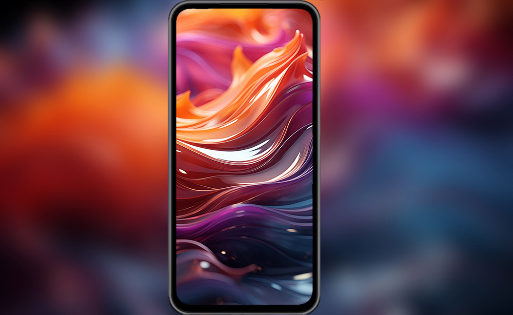 Beau fond d'écran abstrait de vagues colorées Ultra HD 4K pour ordinateur de bureau et téléphone téléchargement gratuit