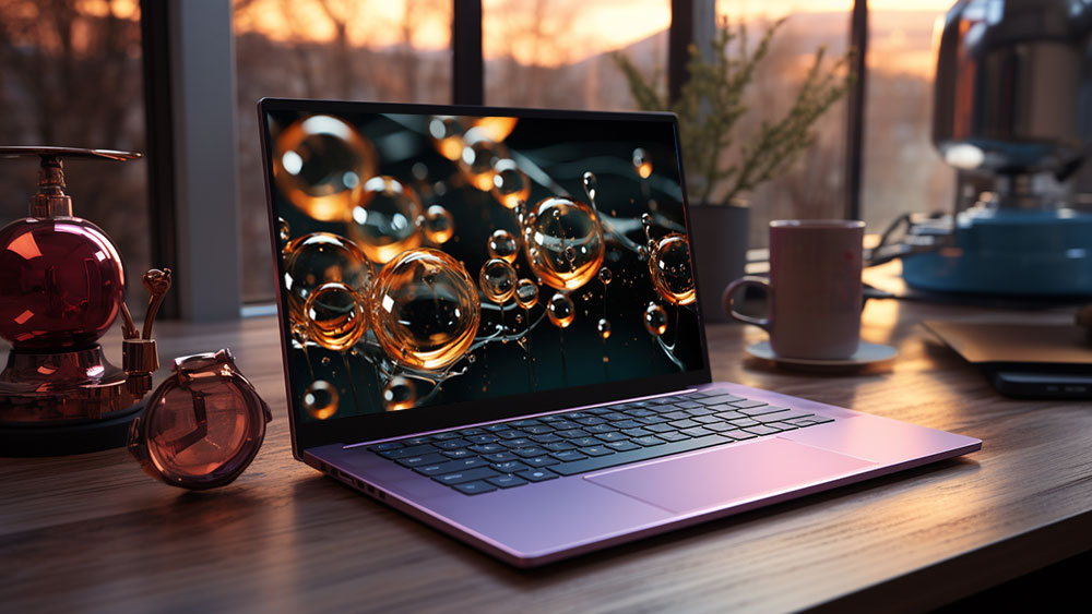 Rendu 3D de bulles dorées avec lumière et reflets, fond d'écran abstrait Ultra HD 4K pour ordinateur et téléphone, téléchargement gratuit
