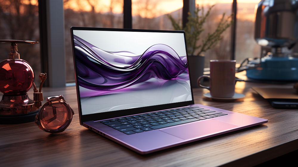 Vague violette abstraite en mouvement Fond d'écran Ultra HD 4K pour ordinateur de bureau et téléphone téléchargement gratuit