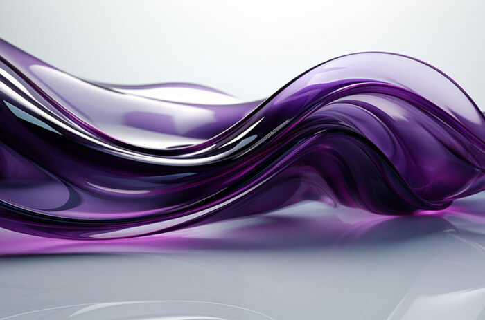Fond d'écran abstrait de vague violette en mouvement Fond d'écran Ultra HD 4K pour ordinateur de bureau et téléphone téléchargement gratuit