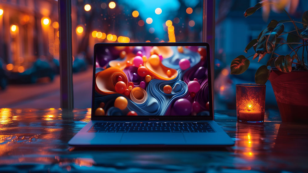 Fond d'écran de formes 3D colorées abstraites Fond d'écran Ultra HD 4K pour ordinateur de bureau et téléphone téléchargement gratuit
