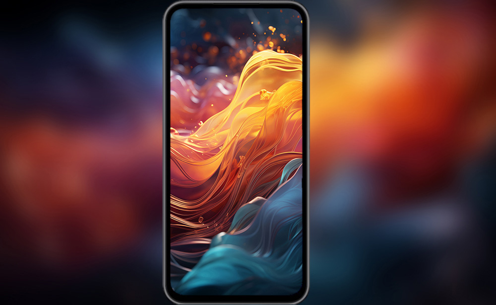 Beau fond d'écran abstrait de vagues colorées Ultra HD 4K pour ordinateur de bureau et téléphone téléchargement gratuit