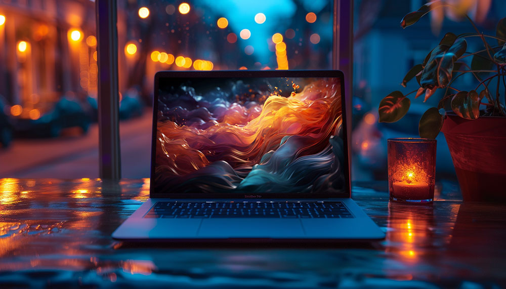 Beau fond d'écran abstrait de vagues colorées Ultra HD 4K pour ordinateur de bureau et téléphone téléchargement gratuit