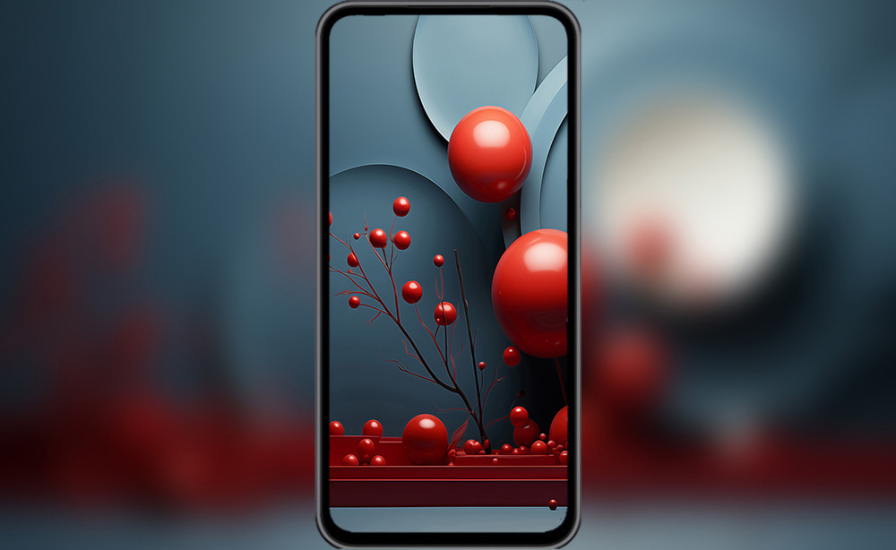 Abstract colorful 3D spheres wallpaper Ultra HD 4K background for Desktop and Phone free download