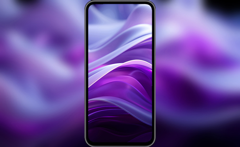 Fond d'écran abstrait de courbes et de vagues violettes fluides Fond d'écran Ultra HD 4K pour ordinateur de bureau et téléphone téléchargement gratuit