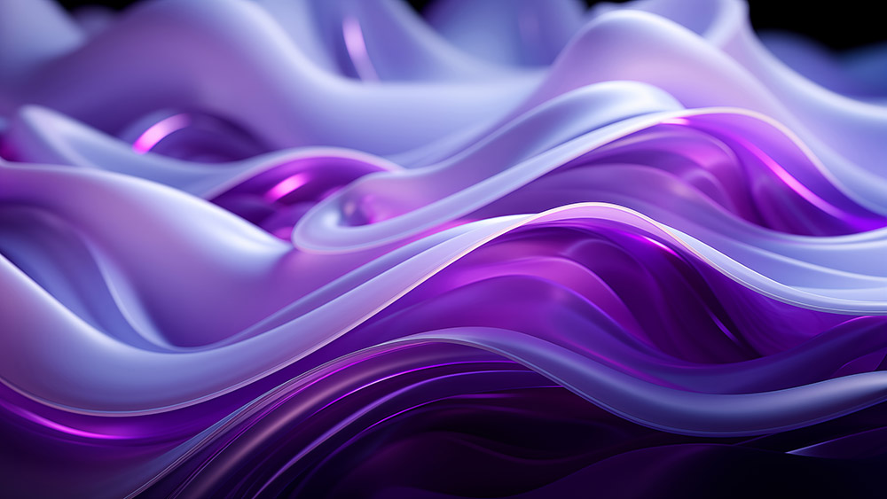 Fond d'écran abstrait de courbes et de vagues violettes fluides Fond d'écran Ultra HD 4K pour ordinateur de bureau et téléphone téléchargement gratuit