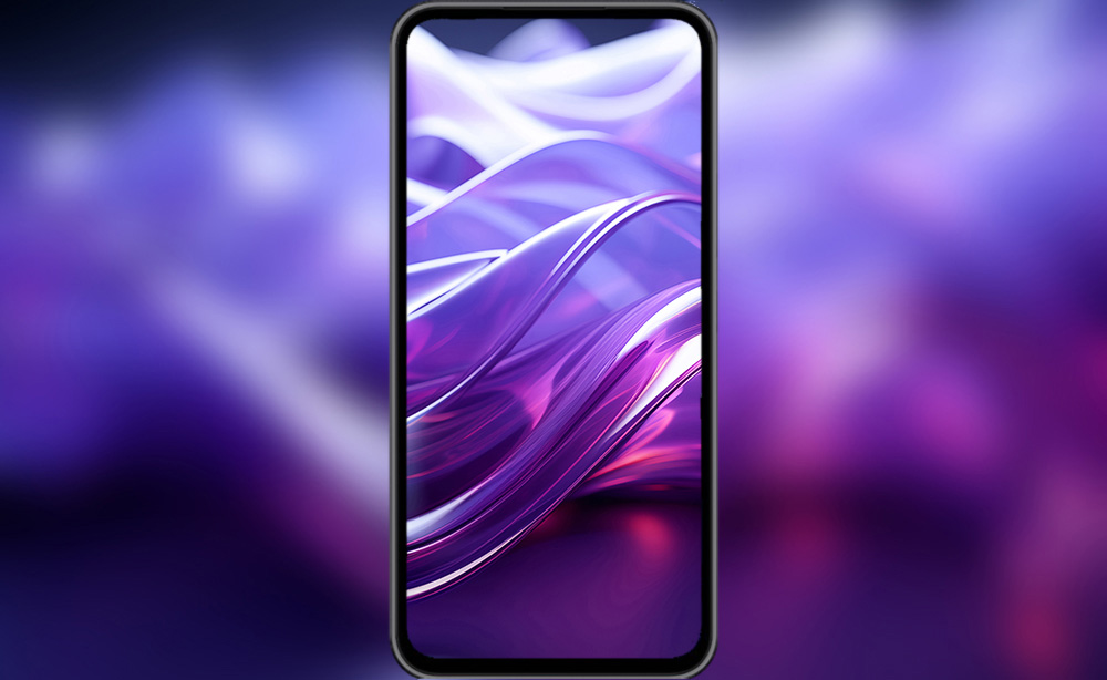 Fond d'écran abstrait de vagues violettes et de lumière HD 4K pour ordinateur de bureau et téléphone téléchargement gratuit