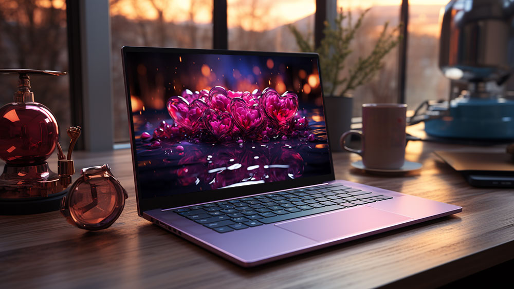Fond d'écran abstrait de coeurs en cristal Fond d'écran Ultra HD 4K pour ordinateur de bureau et téléphone téléchargement gratuit