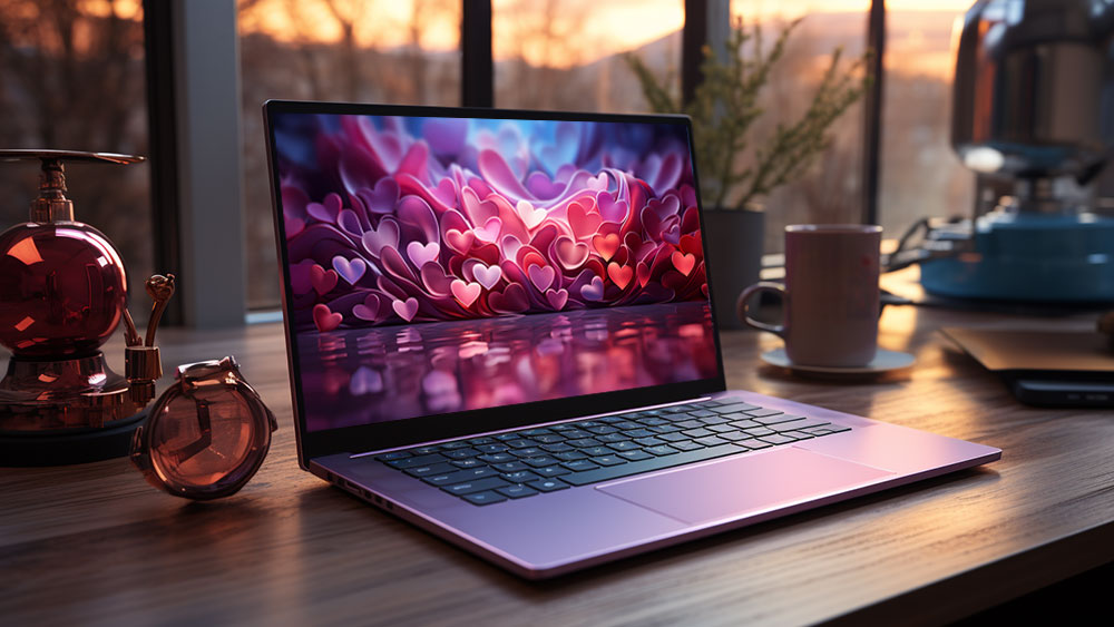 Fond d'écran abstrait coeurs roses rouges Fond d'écran Ultra HD 4K pour ordinateur de bureau et téléphone téléchargement gratuit