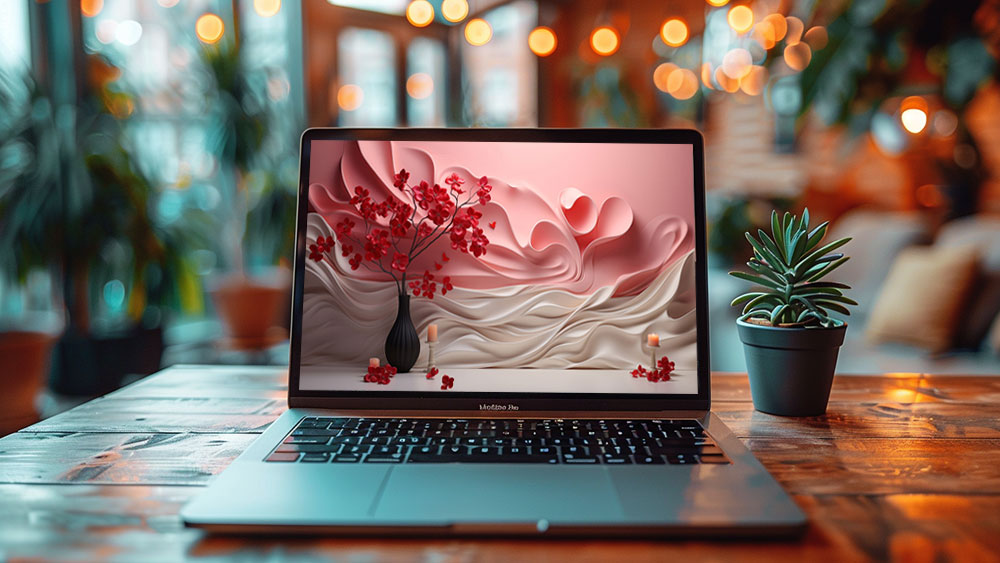 Fond d'écran abstrait rose de rendu 3D Fond d'écran Ultra HD 4K pour ordinateur de bureau et téléphone Téléchargement gratuit