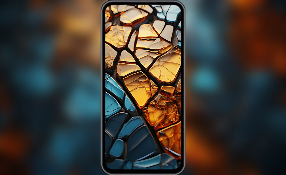 Fond d'écran abstrait en mosaïque de verre brisé Fond d'écran Ultra HD 4K pour ordinateur de bureau et téléphone Téléchargement gratuit