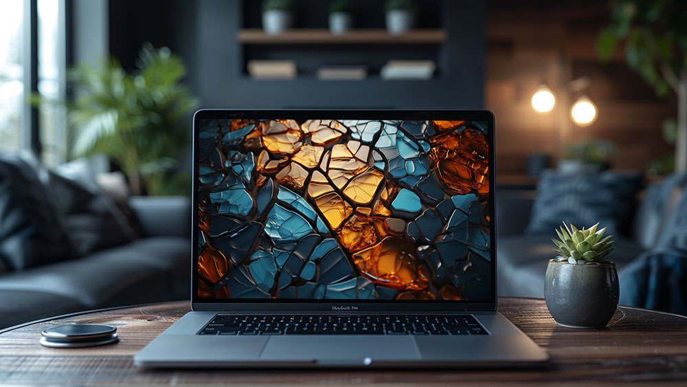 Fond d'écran abstrait en mosaïque de verre brisé Fond d'écran Ultra HD 4K pour ordinateur de bureau et téléphone Téléchargement gratuit