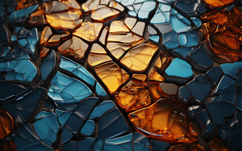 Fond d'écran abstrait en mosaïque de verre brisé Fond d'écran Ultra HD 4K pour ordinateur de bureau et téléphone Téléchargement gratuit