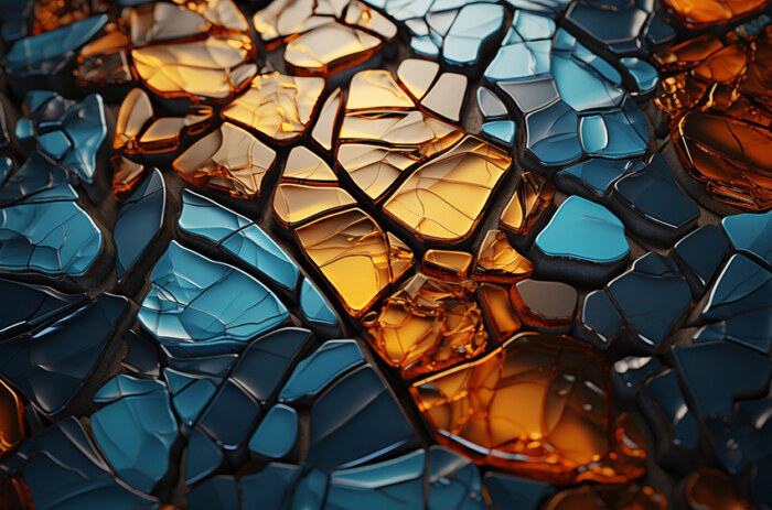 Fond d'écran abstrait en mosaïque de verre brisé Fond d'écran Ultra HD 4K pour ordinateur de bureau et téléphone Téléchargement gratuit