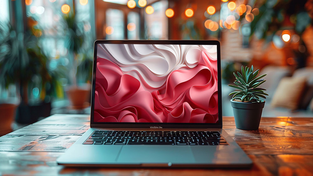 Fond d'écran  formes en rose et blanc abstraites Fond d'écran Ultra HD 4K pour ordinateur de bureau et téléphone Téléchargement gratuit