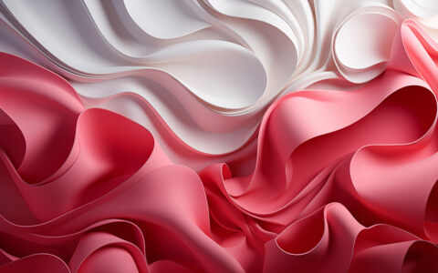 Fond d'écran  formes en rose et blanc abstraites Fond d'écran Ultra HD 4K pour ordinateur de bureau et téléphone Téléchargement gratuit