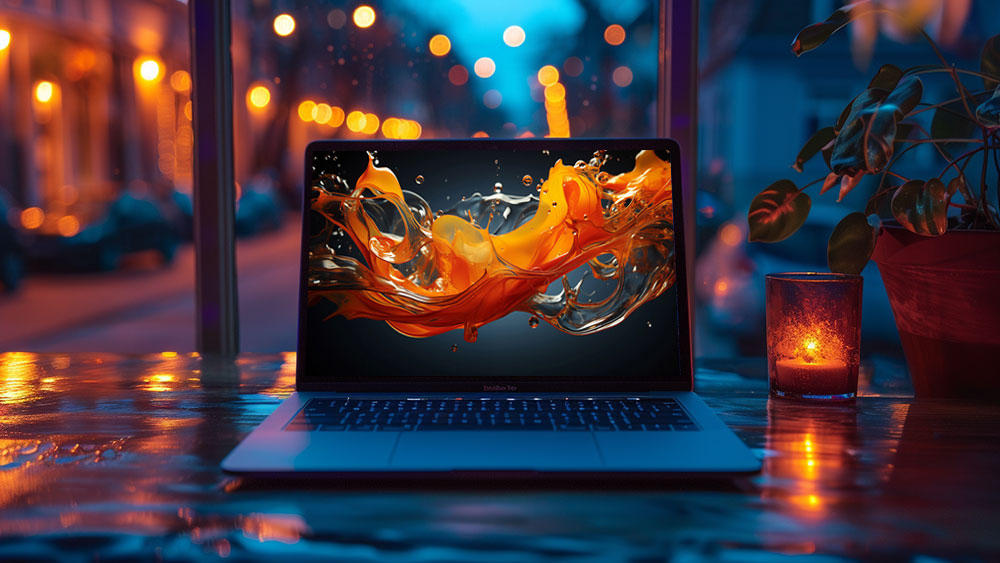 Fond d'écran abstrait Feu Liquide en mouvement HD 4K pour Bureau et Téléphone téléchargement gratuit