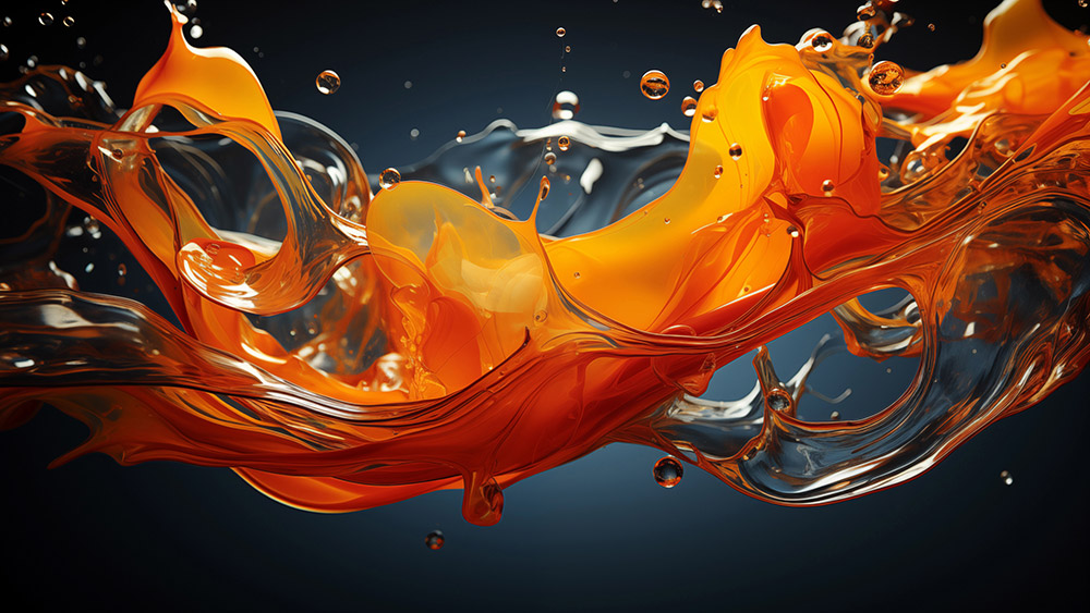 Fond d'écran abstrait Feu Liquide en mouvement HD 4K pour Bureau et Téléphone téléchargement gratuit