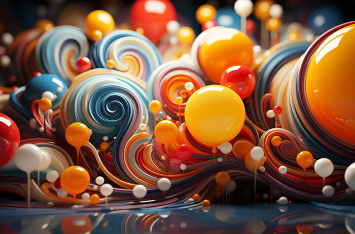 Fond d'écran abstrait Couleurs et formes HD 4K pour ordinateur de bureau et téléphone téléchargement gratuit