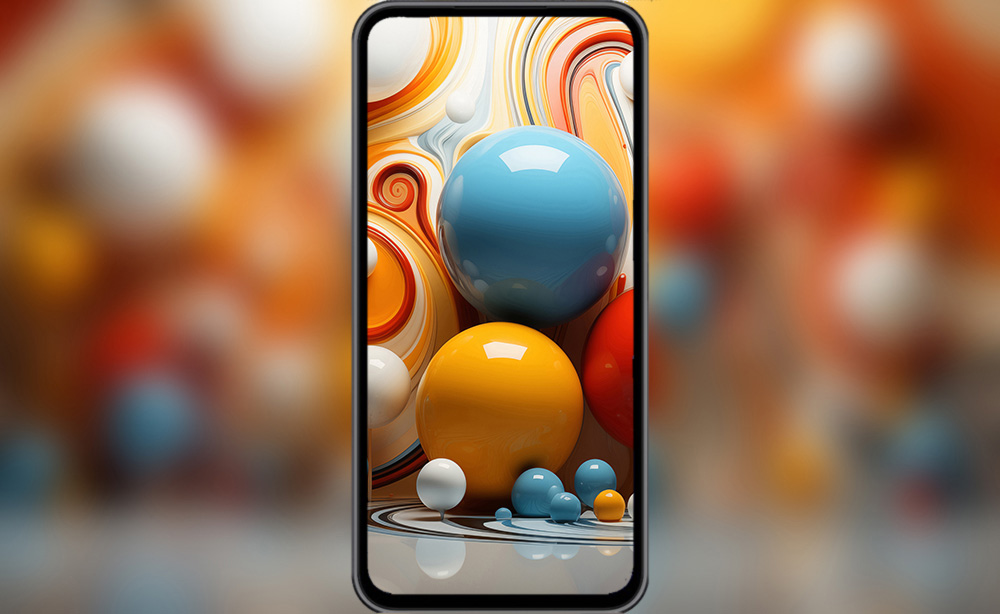 Fond d'écran abstrait de sphères colorées 3D Fond d'écran Ultra HD 4K pour ordinateur de bureau et téléphone Téléchargement gratuit