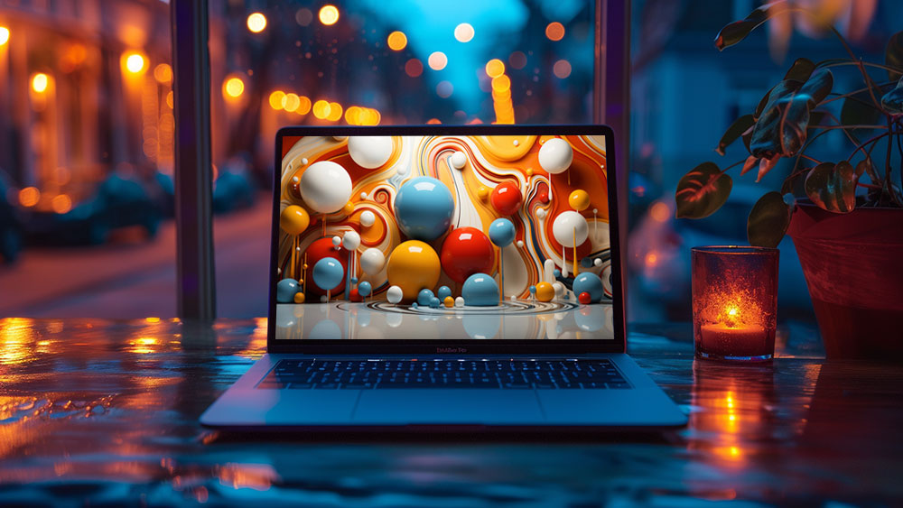 Fond d'écran abstrait de sphères colorées 3D Fond d'écran Ultra HD 4K pour ordinateur de bureau et téléphone Téléchargement gratuit