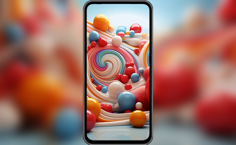 Fond d'écran abstrait de sphères brillantes Fond d'écran Ultra HD 4K pour ordinateur de bureau et téléphone Téléchargement gratuit