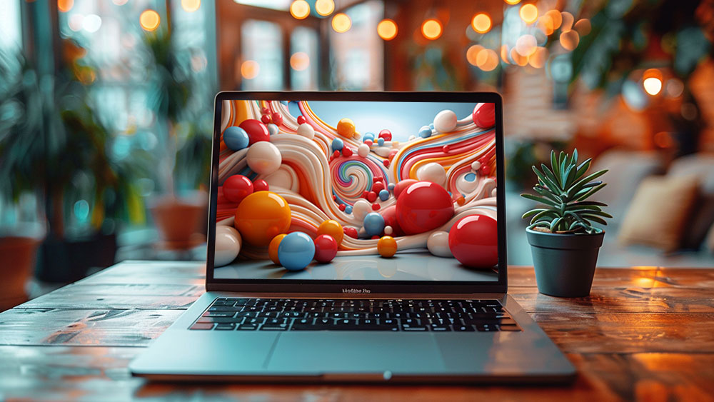 Fond d'écran abstrait de sphères brillantes Fond d'écran Ultra HD 4K pour ordinateur de bureau et téléphone Téléchargement gratuit