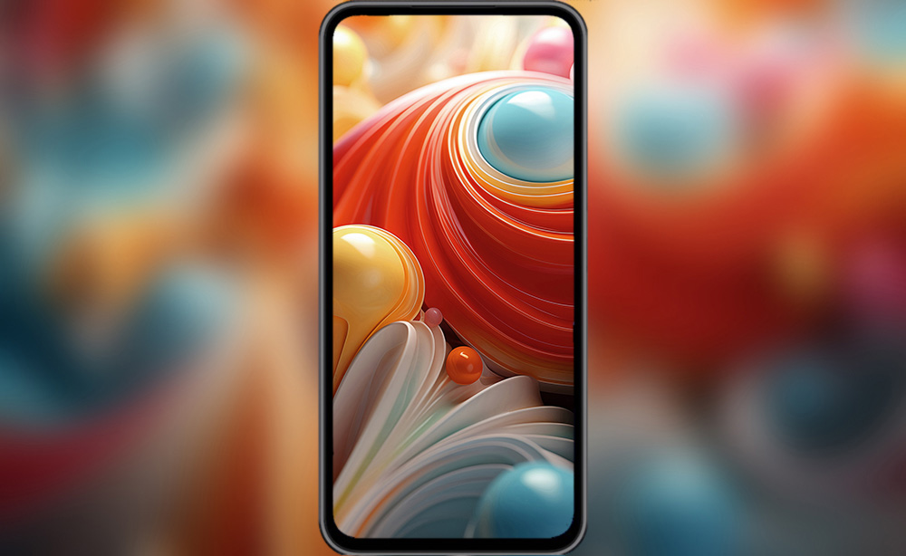 Fond d'écran abstrait formes colorées vibrantes fond HD 4K pour ordinateur de bureau et téléphone téléchargement gratuit