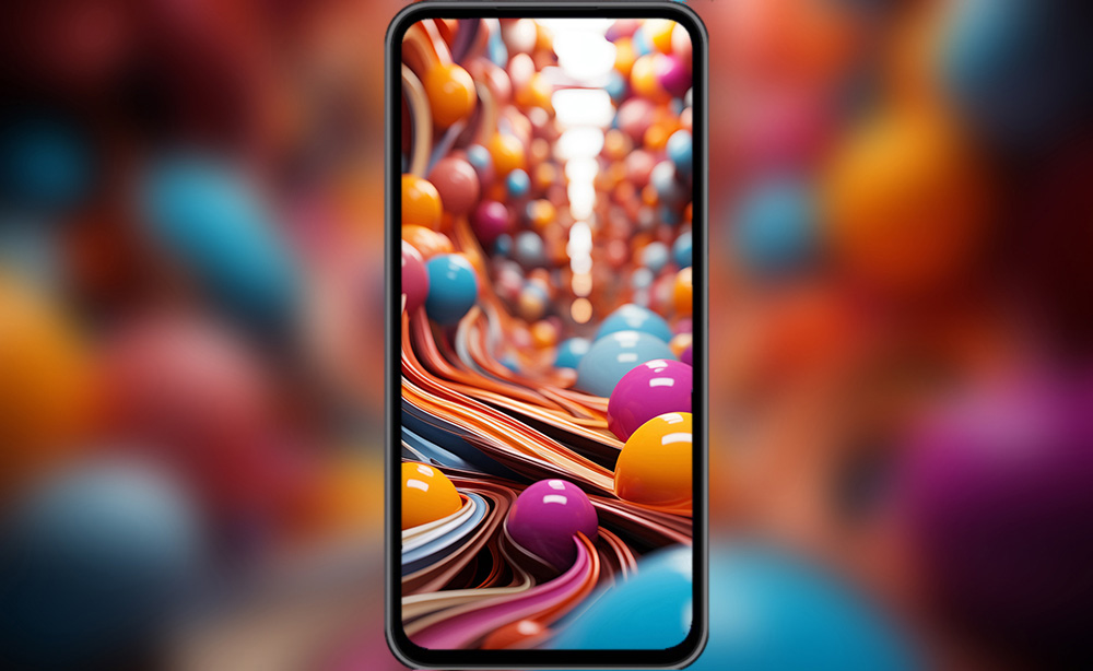 Fond d'écran abstrait de formes 3D colorées Fond d'écran Ultra HD 4K pour ordinateur de bureau et téléphone Téléchargement gratuit