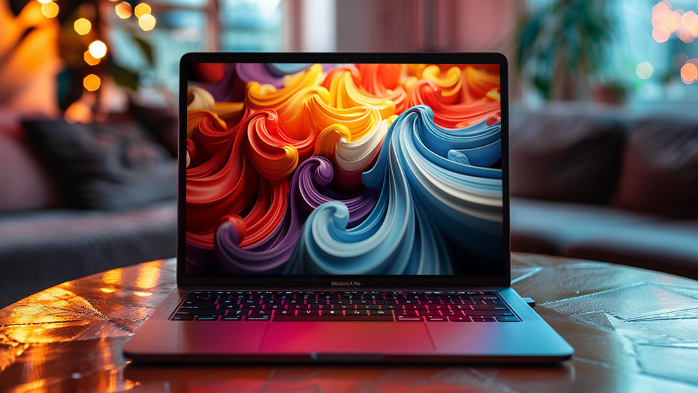 Fond d'écran HD 4K de formes colorées dynamiques abstraites pour ordinateur de bureau et téléphone à télécharger gratuitement